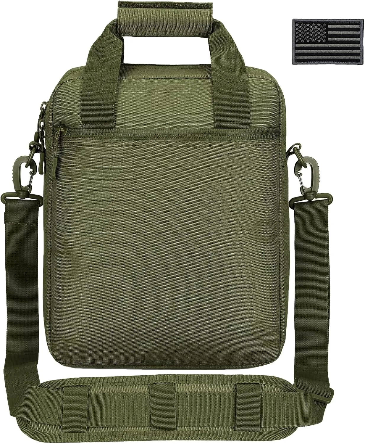 Tactical Messenger Bag, Tactical Briefcase Laptop Bag Heavy Duty MOLLE Shoulder Pack Handbag for Men(Patch Included)