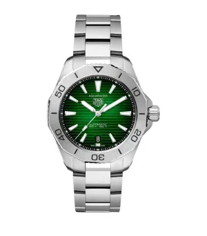 TAG Heuer Aquaracer Professional 200 Watch with a Deep Green Dial