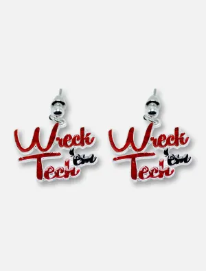 Texas Tech Red Raiders "Wreck Em" Earrings
