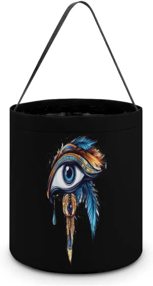 The Eye of Horus Halloween Candy Bag Candy Tote Bucket Gift Bags Party Supplies for Women Men