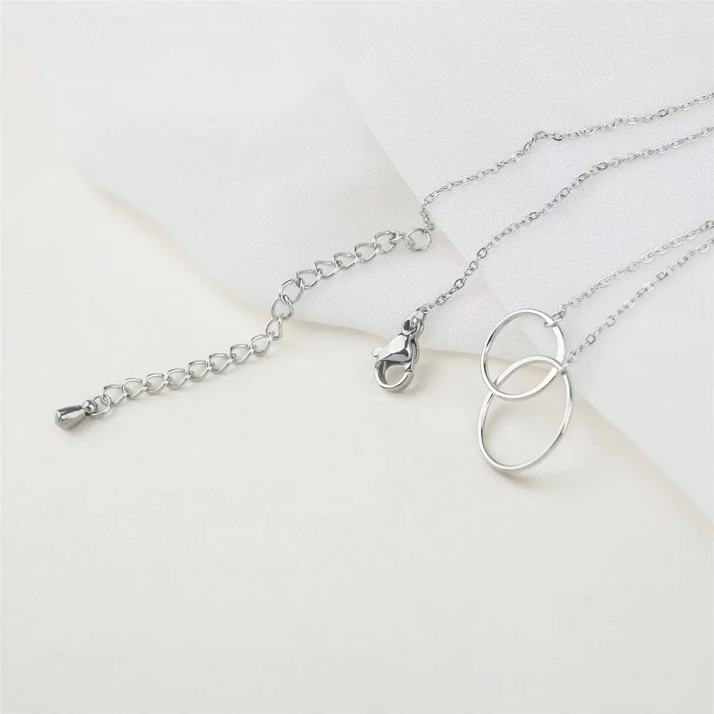 To The Best Mother Mother's Day Gift, Gift for Her, Gift for Her, Mother's Day Jewelry with Card, Card and Necklace Set for Mother's Day, Gift for Mom [Rose Gold Infinity, No-Personalized Card]