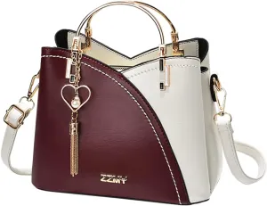Tote Bag For Women Color Block Crossbody Handbags Ladies Shoulder Bag Messenger Bag Handbag For Shopping Travel Essential i