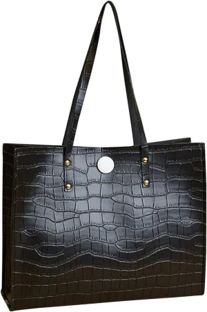 Tote Bag For Women Elegant Leather Solid Color Shoulder Bag Zipper Plus Large Bag Hand Bag For Travel Essential G
