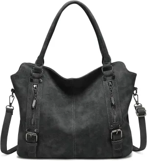 Tote Bag for Women PU Leather Shoulder Bags Hobo Shoulder Bags Ladies Tote Bag Purse and Handbags with Adjustable Shoulder Strap