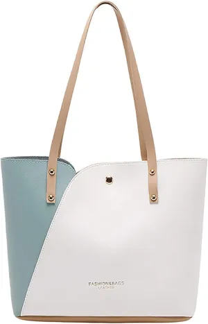 Tote Top Handle Satchel Bags for Women Tote Bags and Wallets Set Shoulder Satchel Handbags Office Bag for Women