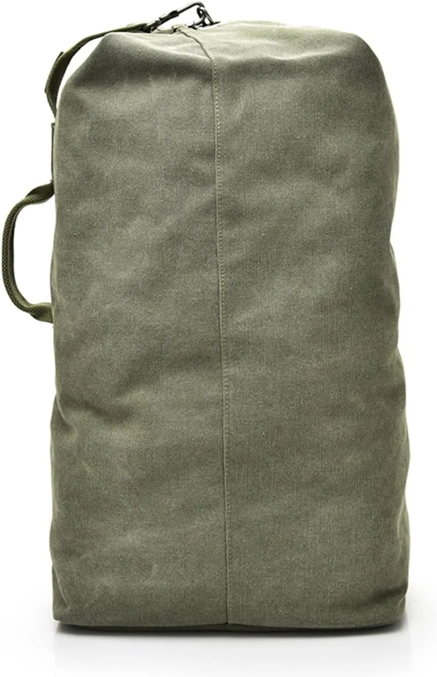 Travel Backpack for Men Large Capacity Handbag Quality Canvas Bucket Shoulder Bags for Men Backpacks(Green,22 * 12 * 8in)