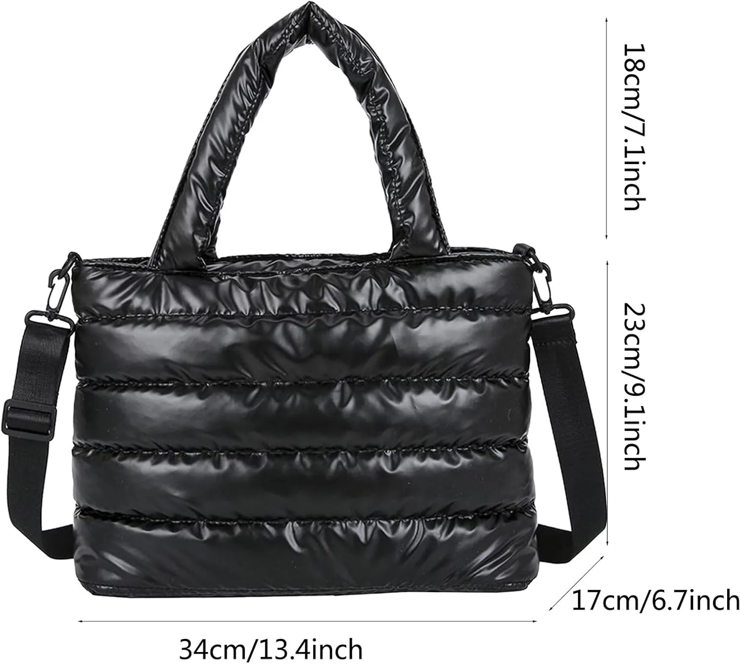 Travel Crossbody Bags for Women Designer Satchel Handbags Top-Handle Purses with Strap Waterproof Versatile Bag(White)