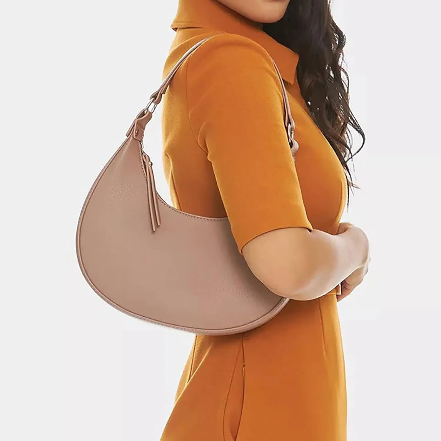 Travel Crossbody Bags for Women Fabric Nylon Multi Pocket Crossbody Bags Carry Options for Work and Daily Use(Khaki)