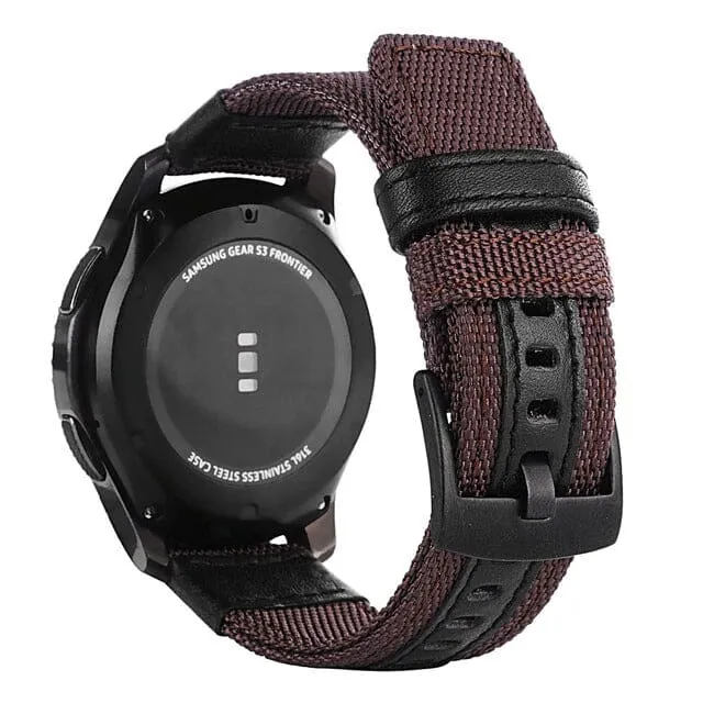 Universal Nylon & Leather Watch Straps Compatible with Most Watches