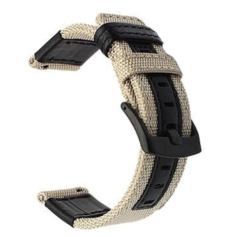Universal Nylon & Leather Watch Straps Compatible with Most Watches