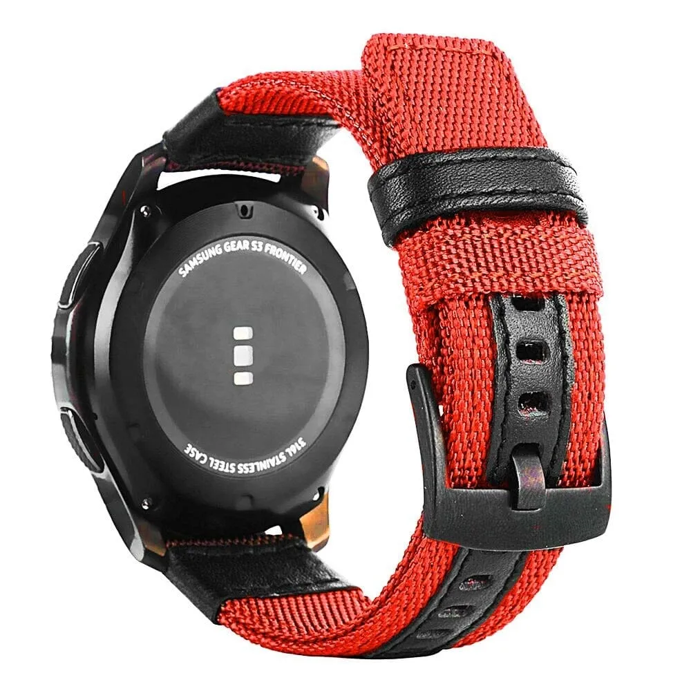 Universal Nylon & Leather Watch Straps Compatible with Most Watches