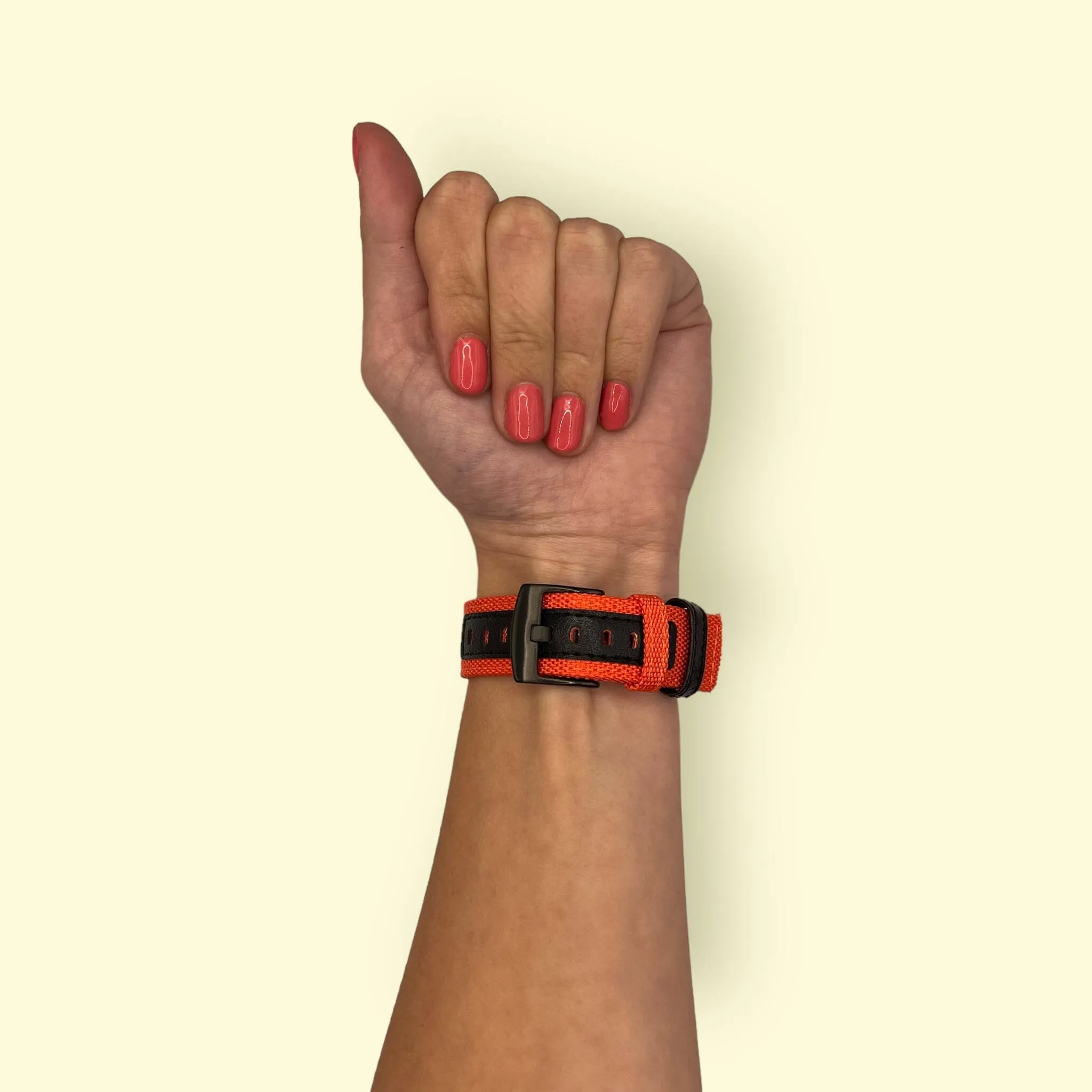 Universal Nylon & Leather Watch Straps Compatible with Most Watches