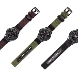 Universal Nylon & Leather Watch Straps Compatible with Most Watches