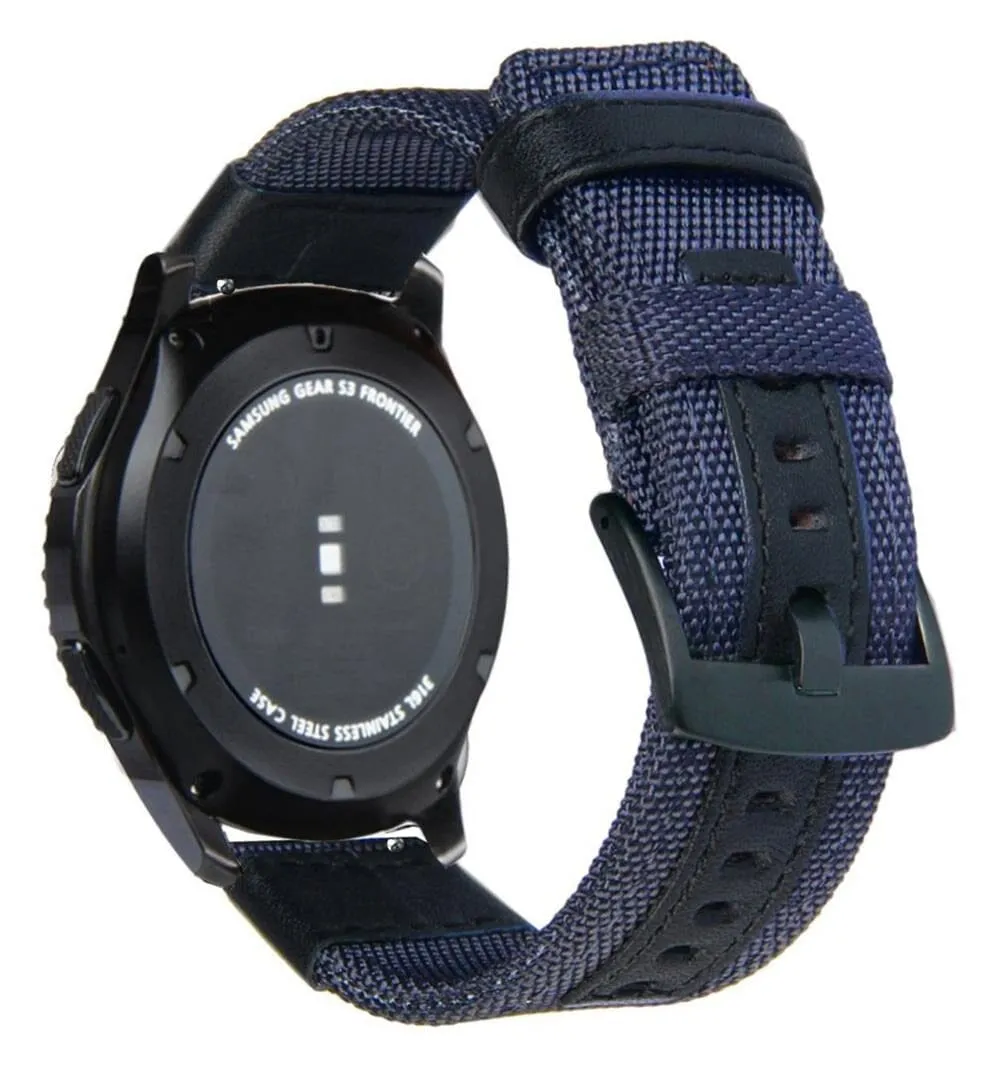 Universal Nylon & Leather Watch Straps Compatible with Most Watches