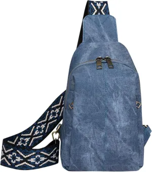 Vegan Leather Small Crossbody Bag for Women Anti Theft Crossbody Bags for Women Stylish Shoulder Bag(Blue)