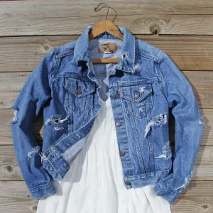 Vintage Distressed Jean Jacket