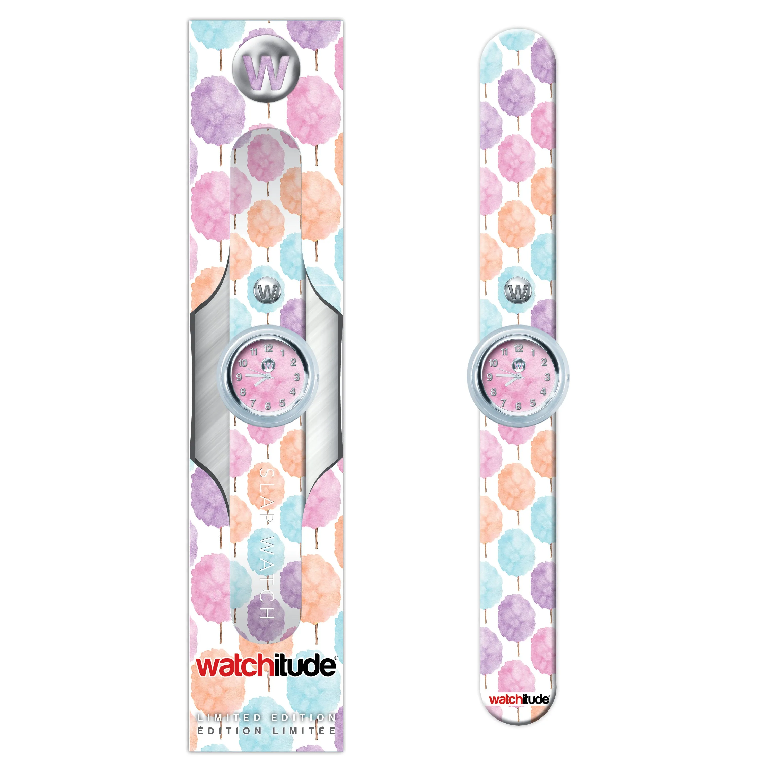 Watchitude Slap Watch - Cotton Candy