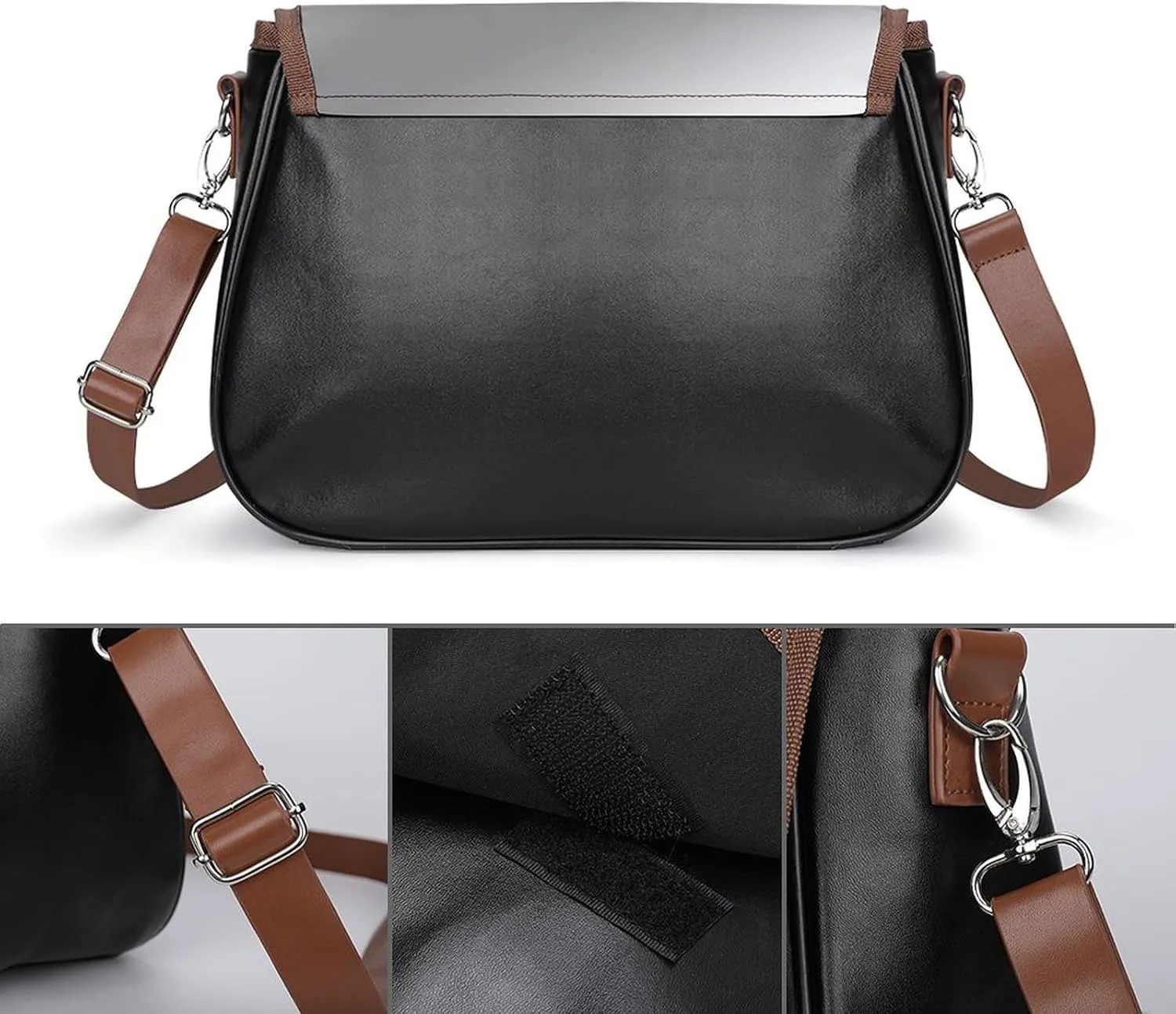 Women Shoulder Bag Leather Hobo Handbags Adjustable Shoulder Bags