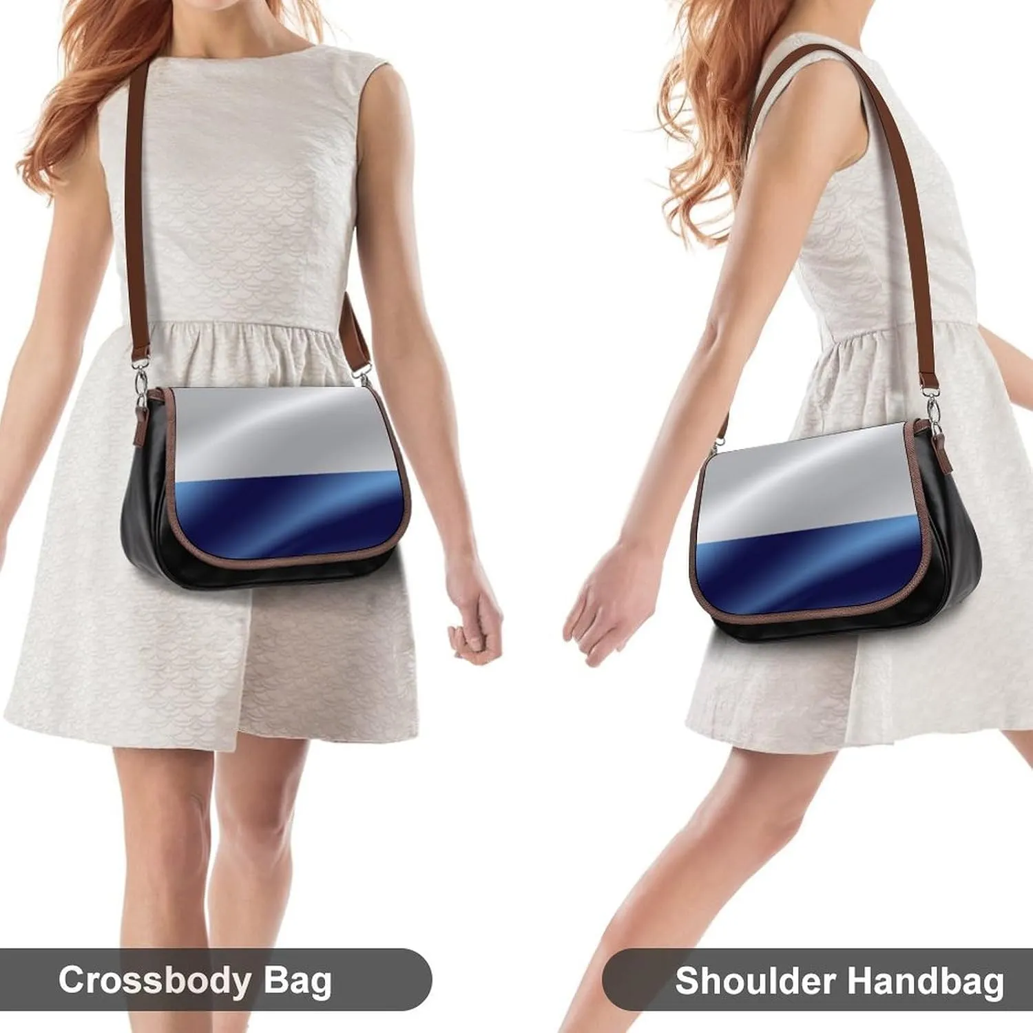 Women Shoulder Bag Leather Hobo Handbags Adjustable Shoulder Bags