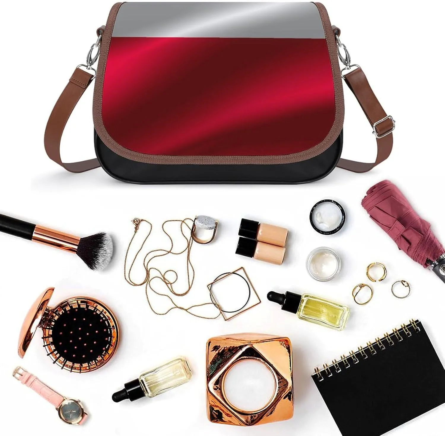 Women Shoulder Bag Leather Hobo Handbags Adjustable Shoulder Bags
