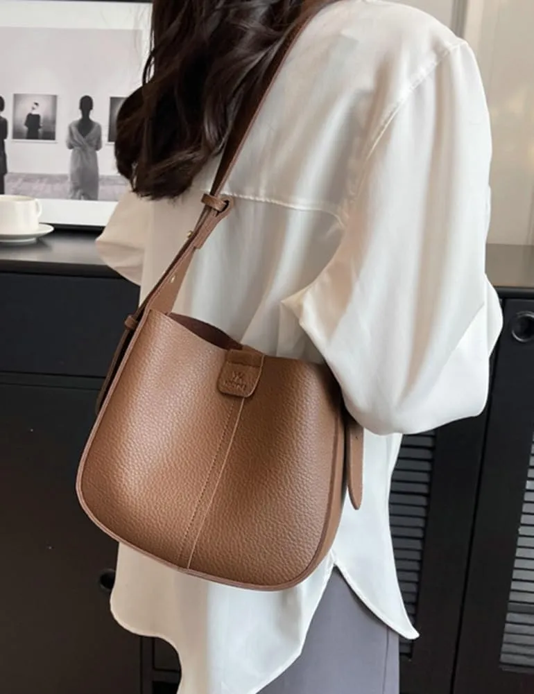Womens 2pcs Casual Vegan Leather Shoulder Bags Hobo Crossbody Bag Travel Shoulder Bags Cute Purse Handbag