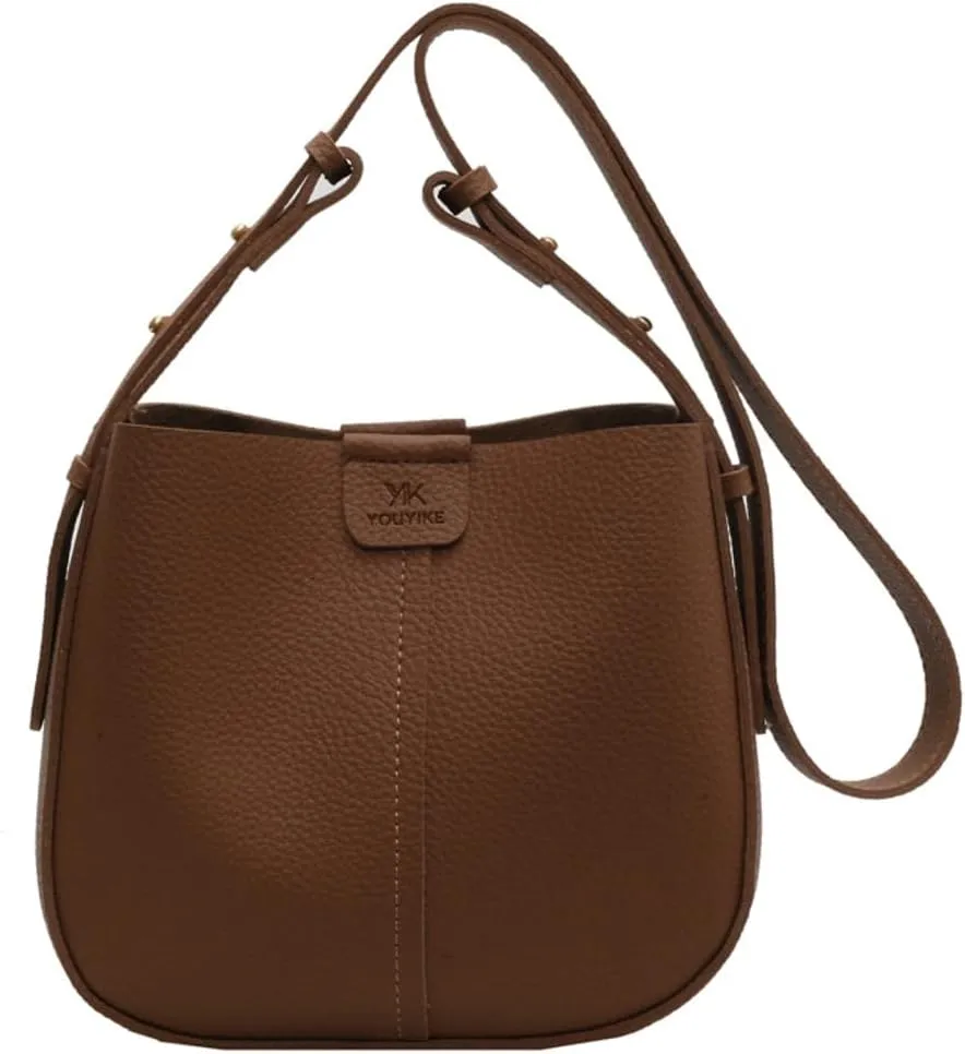 Womens 2pcs Casual Vegan Leather Shoulder Bags Hobo Crossbody Bag Travel Shoulder Bags Cute Purse Handbag