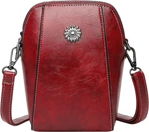 Women's Anti Theft Shoulder Bags Women's Shoulder Bags Tote Satchel Hobo Carry Options for Work and Daily Use(Red)
