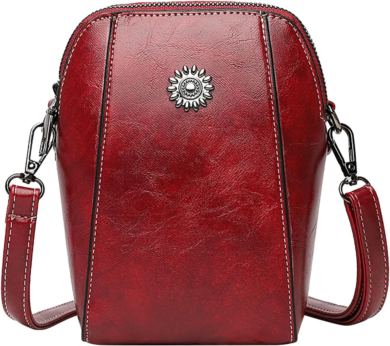 Women's Anti Theft Shoulder Bags Women's Shoulder Bags Tote Satchel Hobo Carry Options for Work and Daily Use(Red)