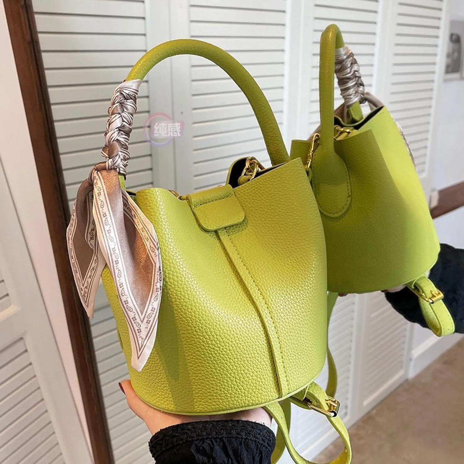 Women's Bags, Crossbody Bags, Fashionable Hand-held Bucket Bags