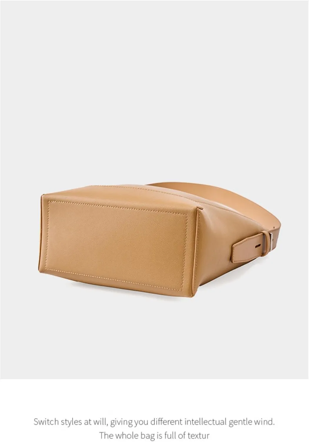 Women's Bags, Crossbody Bags, Leather Shoulder Bags, Large Capacity Commuter Bucket Bags