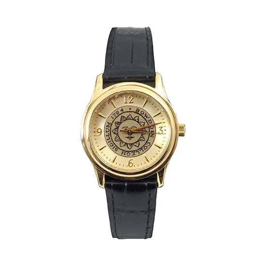 Women's Bowdoin Seal Watch with Leather Strap from Bulova