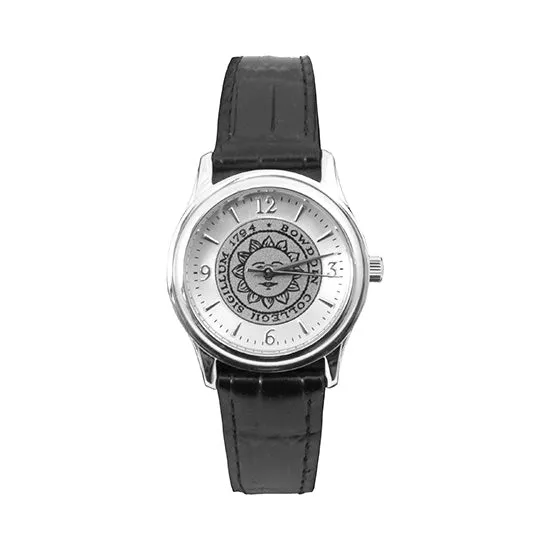 Women's Bowdoin Seal Watch with Leather Strap from Bulova