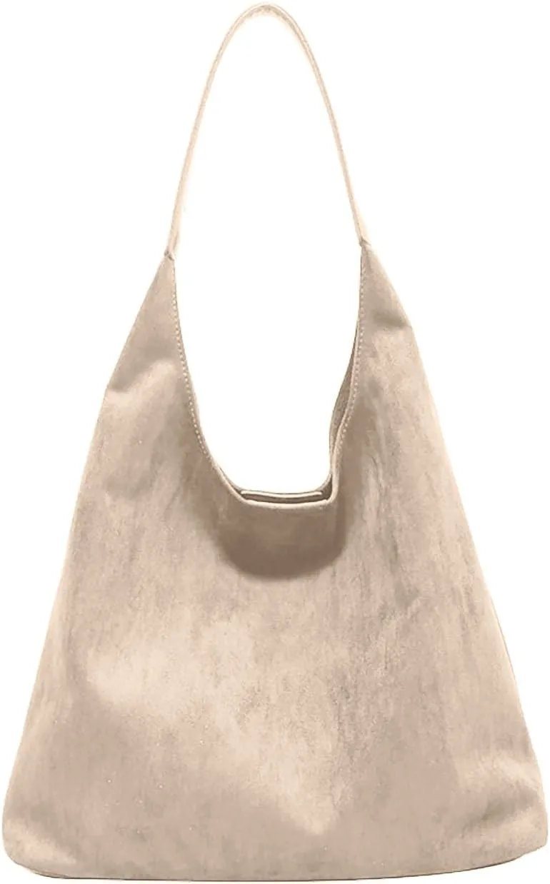 Women's Purses and Handbags Women's Crescent Shoulder Bags with Adjustable Strap Clear Bag for Stadium Events(White)
