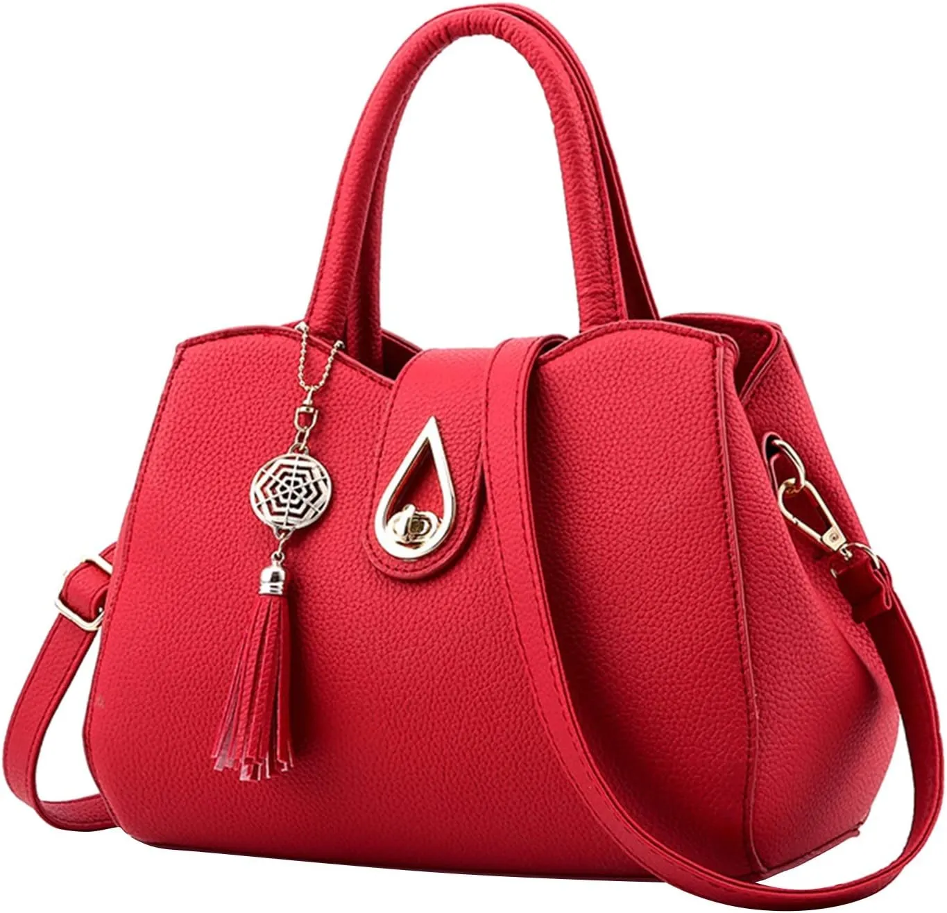 Women's Shoulder Handbags Small Crossbody Bags Classic Double Zip Top Satchel Bags Fashion Bag with Compartments