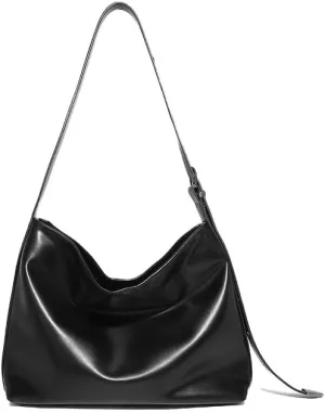 Women's Soft Vegan Leather Hobo Shoulder Bags