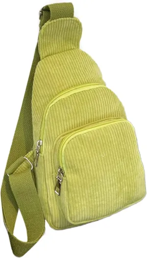 Women's Waterproof Crossbody Purses Stadium Approved with Front Pocket for Concerts Mens Work Backpack(Green)