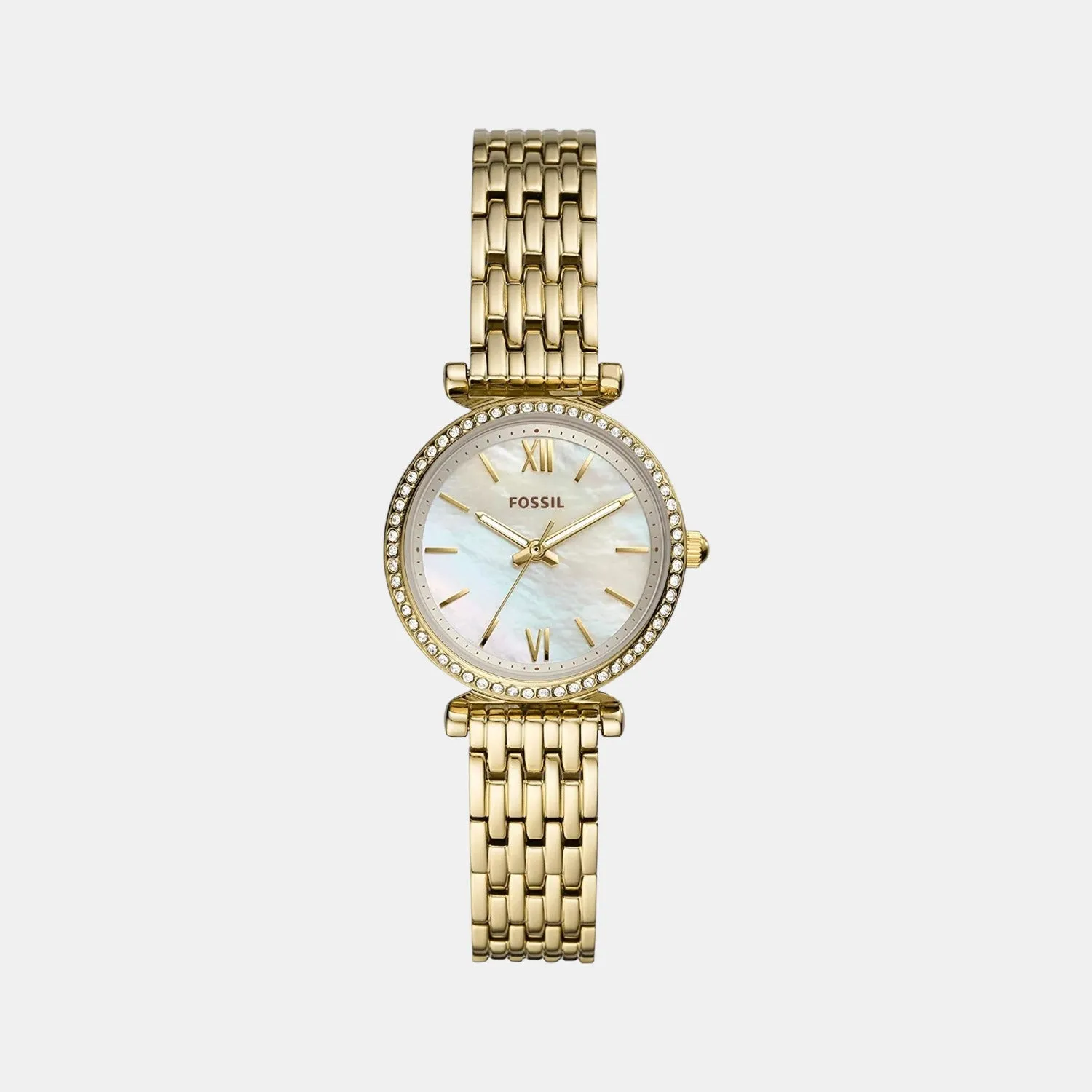 Women's White Analog Stainless Steel Watch ES4735