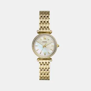 Women's White Analog Stainless Steel Watch ES4735